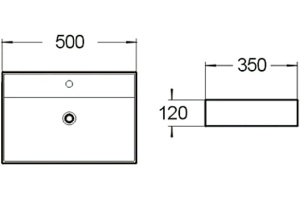 Раковина SantiLine SL-1001 - 2