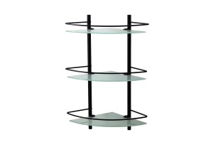 K-3133BLACK Полка стеклянная тройная - 2