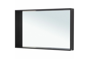 Зеркало Allen Brau Reality 120 с подсветкой черный матовый