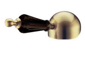 Смеситель для ванны Boheme Tradizionale золото с черными кристаллами Swarovski - 2