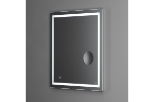 Зеркало AM.PM Gem 65 с LED-подсветкой, часами и косметическим зеркалом - 3