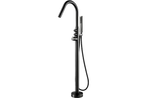 Смеситель напольный Black&White Universell черный матовый