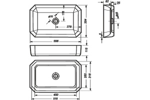 Умывальник мебельный Sanita 