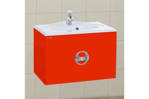 Тумба с раковиной Bellezza Флоренция 90 красная