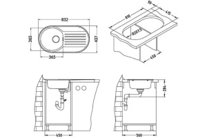 Мойка кухонная Alveus Form 40 - 3