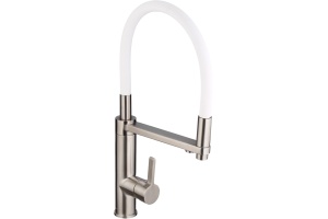 Смеситель для кухни Swedbe Selene Plus белый, нержавеющая сталь (8641) - 2