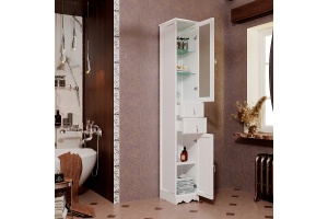 Шкаф-пенал Opadiris Риспекто 30 правый белый - 2