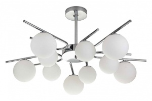 Люстра на штанге Escada Sphere 642/10P Silver