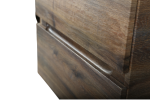 TECHNO Шкаф подвесной, фасады асимметричные, Дуб бомонд Лофт 400x300x1600, AM-Techno-1600-AC-SO-LW646-R - 2