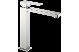 Смеситель для раковины Boheme Qubic сталь глянцевый