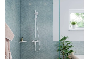 Душевая штанга Hansgrohe Unica 90 белый матовый - 2