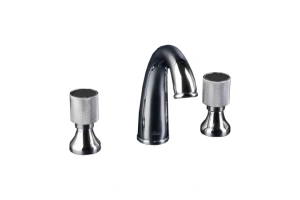 Смеситель для раковины Boheme Royal Cristal хром с черными кристаллами Preciosa