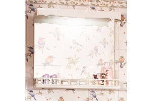 Зеркало Бриклаер Кантри 85 бежевый дуб