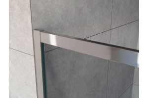 Душевая дверь в нишу Vincea Garda VDS-1G2190CL 190 см, профиль хром, стекло прозрачное - 3