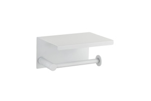 Держатель для туалетной бумаги Boheme Uno белый матовый