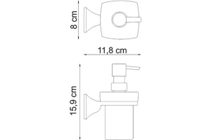 Дозатор Wasserkraft Wern K-2599 - 3