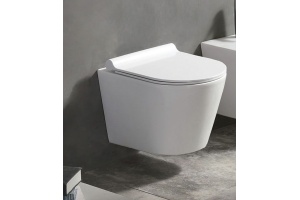 Унитаз подвесной Azario Nova белый (AZ2217) - 2