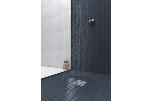 Душевой трап Berges Platz Norma 10х10 хром матовый - 2