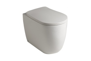 Крышка-сиденье Kerasan Nolita белый матовый/хром, с микролифтом (539130) - 2