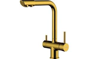 Смеситель для кухни Wasserkraft золото