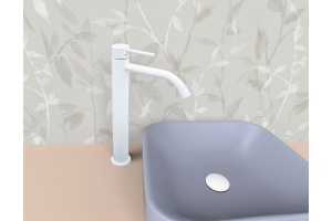 Смеситель Paffoni Light LIG081BO для раковины, белый - 2