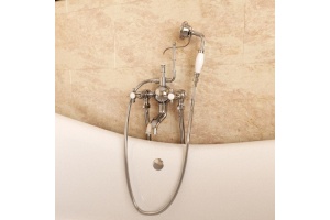 Ванна из искусственного камня Фэма Габриэлла 2 белая, ножки золото - 2