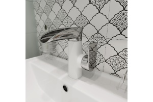 Смеситель для раковины DIWO Дмитров DM-01w белый - 2