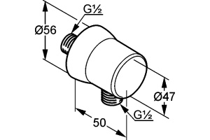 Шланговое подключение Kludi Sirena (6306005-00) - 2