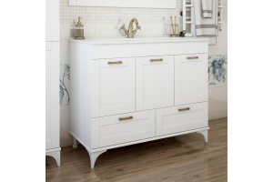 Мебель для ванной Sanflor Ванесса 105 напольная, белая - 3