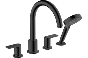 Смеситель Hansgrohe Vernis Blend 71456670 на борт ванны, черный