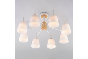 Люстра на штанге Eurosvet Fresco 70085/8 белый - 3