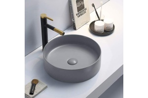 COMFORTY. Раковина 9110 MH светло серая матовая