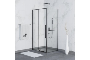 Душевой уголок RGW Stilvoll SV-42-1B 150x90 профиль черный стекло прозрачное - 2