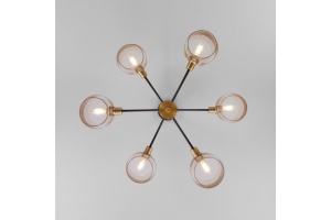 Люстра на штанге Eurosvet Arcada 70127/6 черный - 2