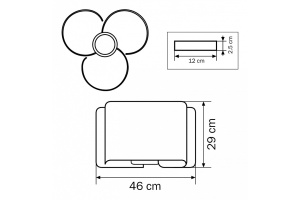 Потолочная люстра Lightstar Simple Light 811 811032 - 3