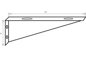 Кронштейны для раковины-столешницы Armadi Art Flat 859 - 2