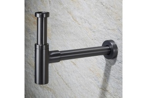 Сифон для раковины Black&White Universell черный матовый - 2