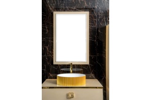 Зеркало с подсветкой Armadi Art Dolce 105х70 золото - 3