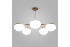 Люстра на штанге Eurosvet Like 30190/5 латунь - 2