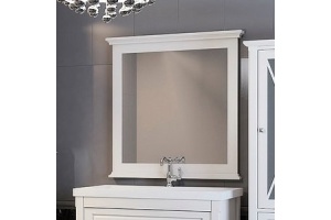 Зеркало Opadiris Палермо 90 белое матовое