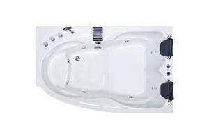 Ванна акриловая Royal Bath Shakespeare Comfort 170x110 R с гидромассажем белый