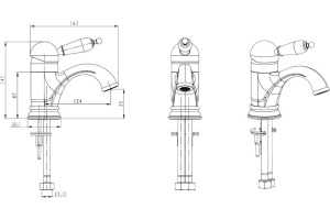 Смеситель Boheme Provanse Ripresa 361 для раковины - 2