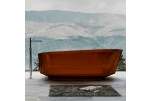 Ванна из полиэфирной смолы Abber Kristall 170х80 коричневая