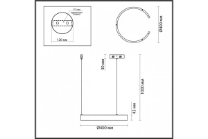 Подвесной светильник Lumion Indie 6534/28L - 3