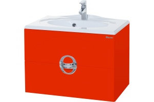 Тумба с раковиной Bellezza Флоренция 80 красная - 2
