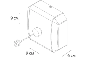 Сушилка для белья Fixsen Hotel FX-31025 вытяжная, 3 м - 3