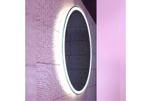 Зеркало Бриклаер Эстель-4 70 с подсветкой, сенсор на корпусе - 2