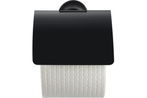 Держатель туалетной бумаги Duravit Starck T 0099404600 черный, с крышкой - 3