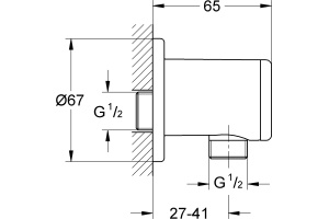 Шланговое подключение Grohe Relexa 28626000 - 2