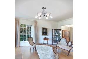 Люстра на штанге Eurosvet Ginevra 22080/6 хром - 2